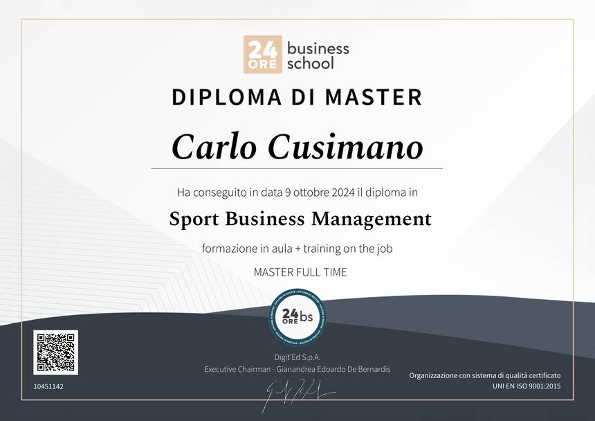 Diploma Master in Sport Business Management